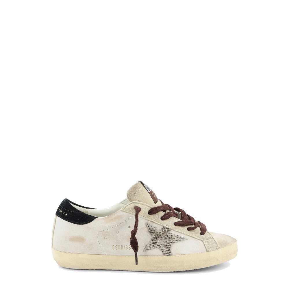 Golden Goose Super-star suede sneakers with iconic side logo Golden Goose Super-star suede sneakers with iconic side logo