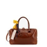 Golden Goose Vita leather handbag with front logo