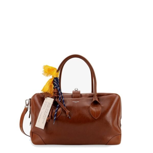 Golden Goose Vita leather handbag with front logo