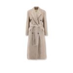 Golden Goose Wrinkled virgin wool blend coat