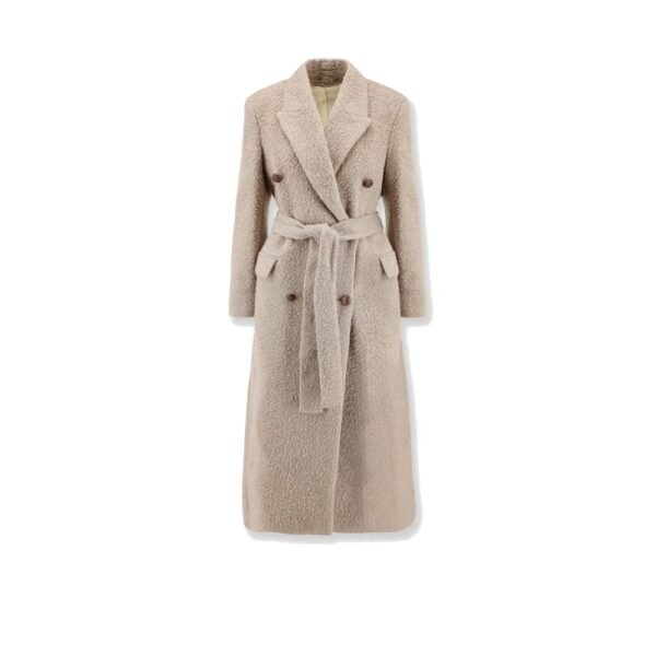 Golden Goose Wrinkled virgin wool blend coat