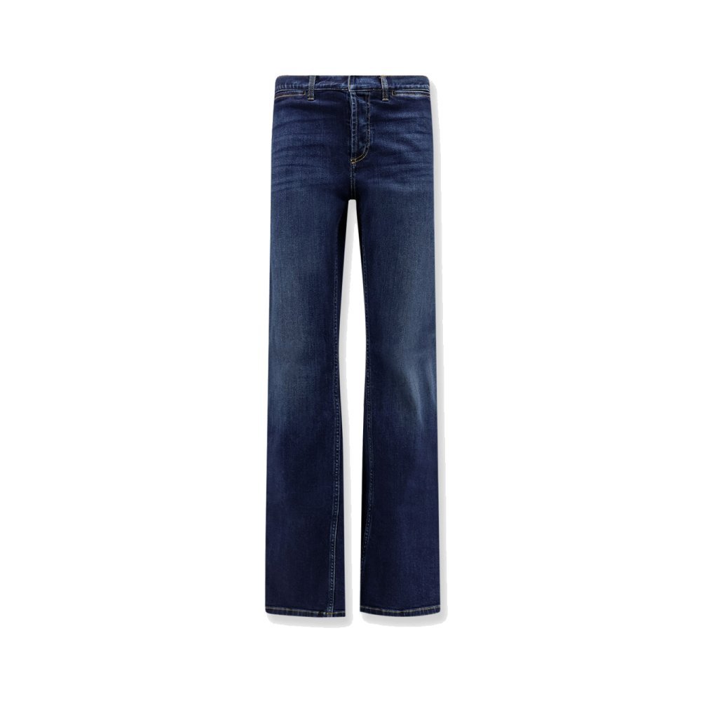 Gucci Blue denim jeans with Nastro Web profiles Gucci Blue denim jeans with Nastro Web profiles