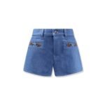 Gucci Cotton shorts with frontal iconic Horsebits