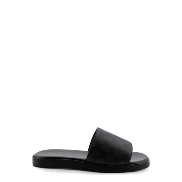Gucci Denim sandals with GG motif