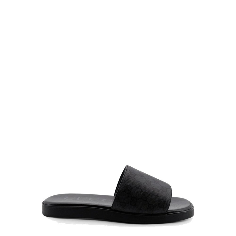 Gucci Denim sandals with GG motif Gucci Denim sandals with GG motif