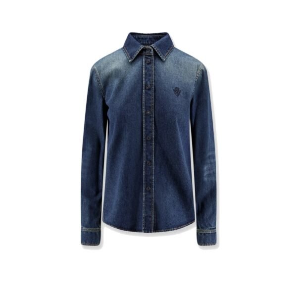Gucci Denim shirt with embroidery