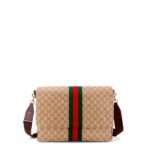 Gucci GG canvas crossbody bag with front Web detail