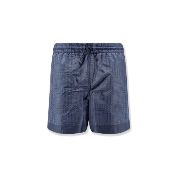 Gucci Nylon swim trunks with all-over Gucci Incrocio print
