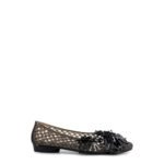 Heavenly Jelly PVC ballerinas with beads on the front