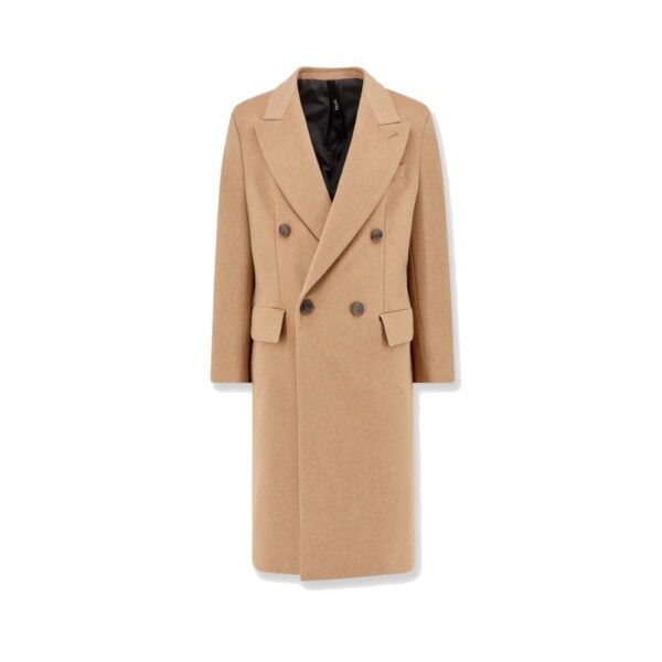 Hevo Cashmere coat with satin lining