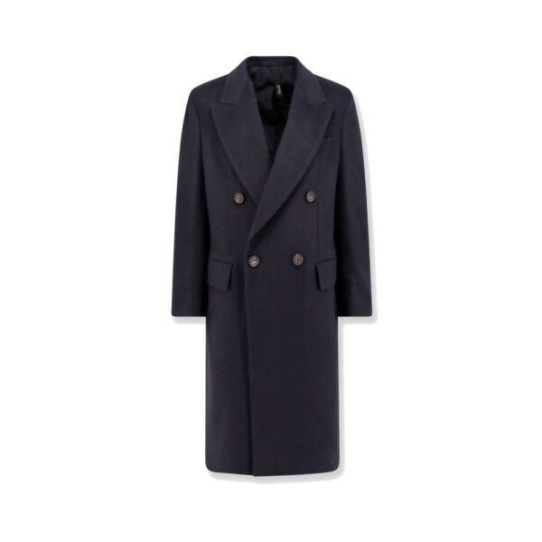 Hevo Cashmere coat with satin lining