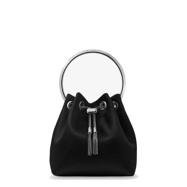 Jimmy Choo Bon Bon satin bucket bag