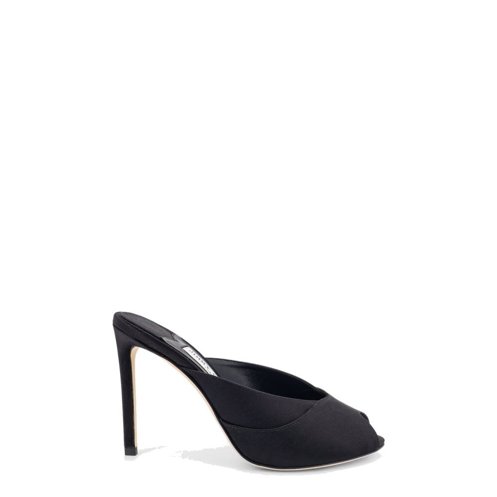 Jimmy Choo Brigitte Mule 100 satin sandals Jimmy Choo Brigitte Mule 100 satin sandals