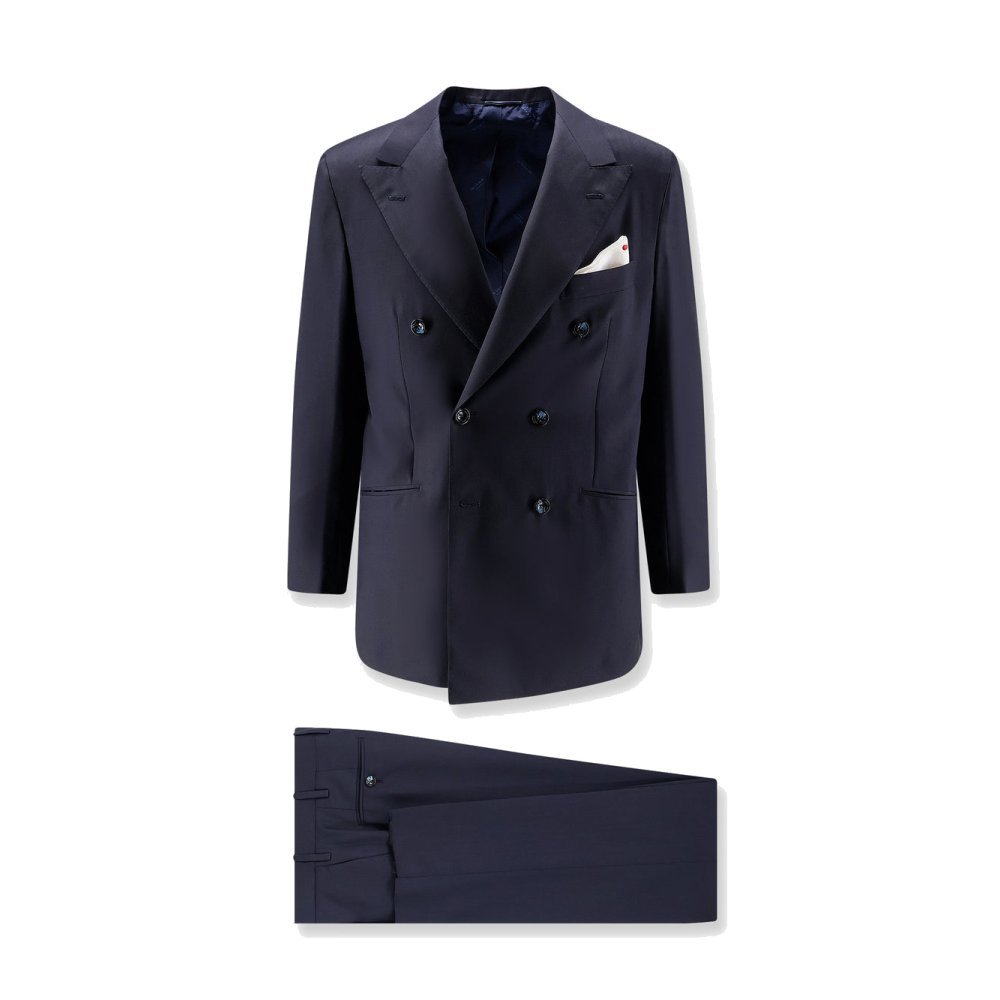Kiton Double-breasted wool suit Kiton Double-breasted wool suit