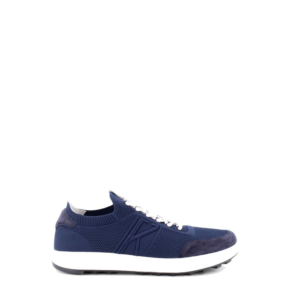 Kiton Knitted fabric sneakers with suede inserts Kiton Knitted fabric sneakers with suede inserts