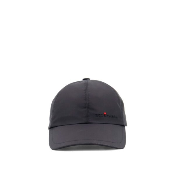Kiton Nylon hat with embroidered logo on the front