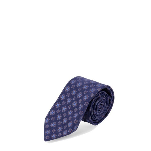 Kiton Silk tie with micro-pattern