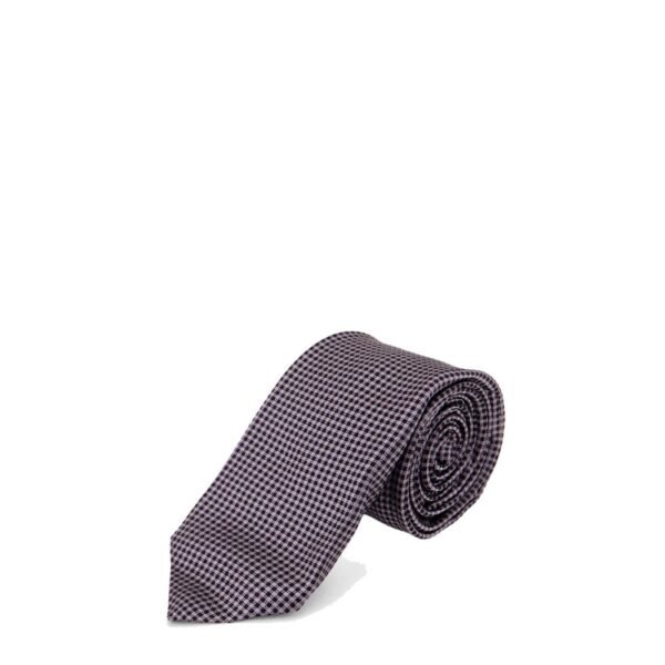 Kiton Silk tie with micro-pattern