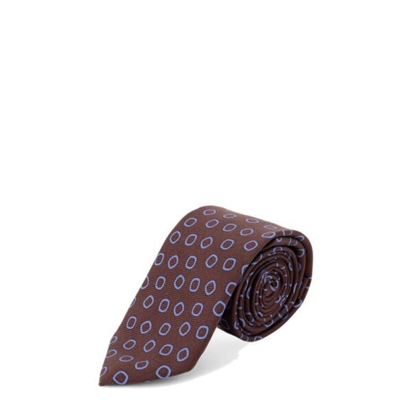 Kiton Silk tie with micro-pattern