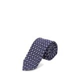 Kiton Silk tie with micro-pattern