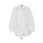 Lamrons Cotton shirt with knot detail