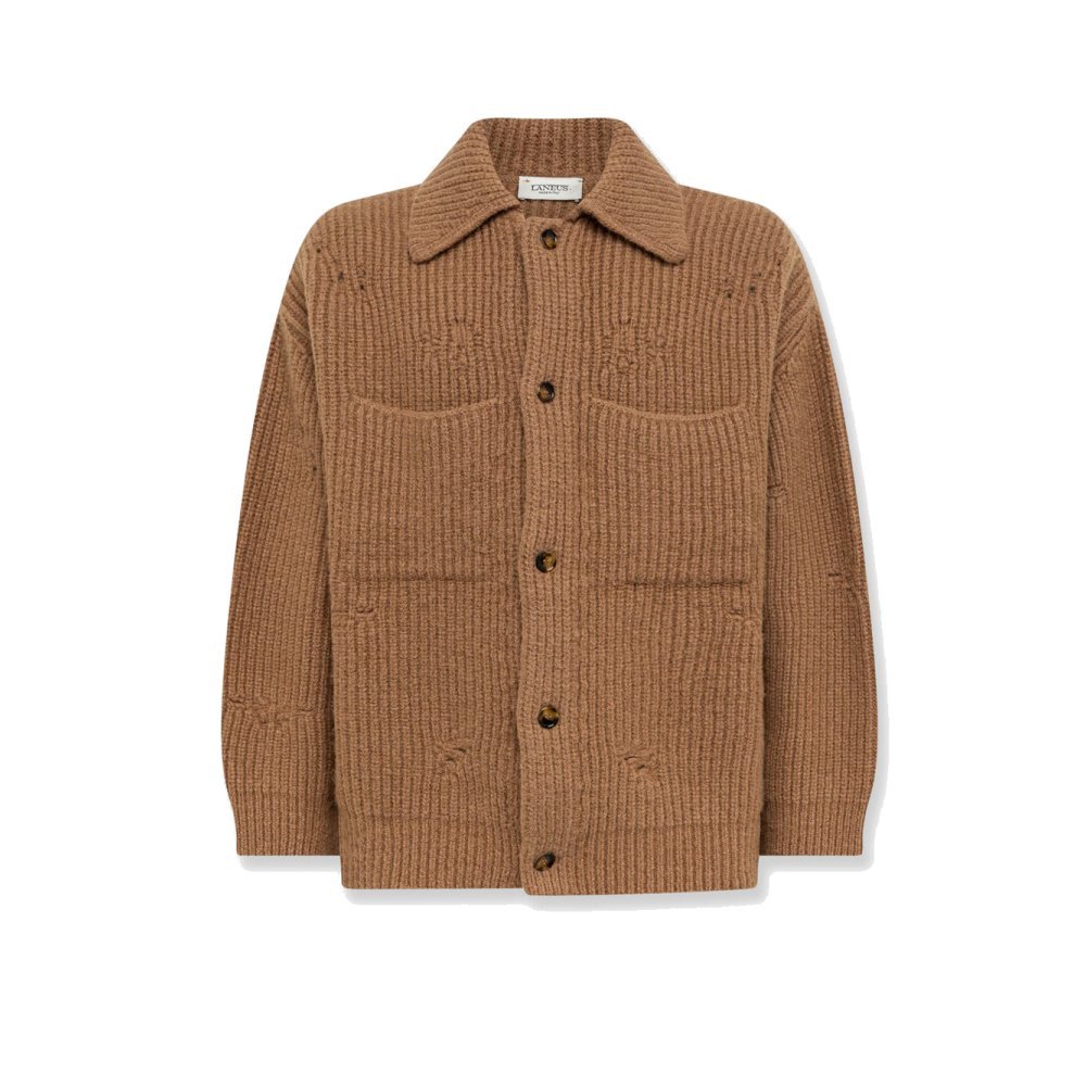 Laneus Ribbed wool jacket Laneus Ribbed wool jacket