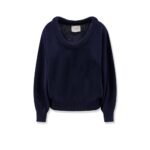 Lisa Yang Doria sweater with wide neckline