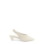Loewe Origami Cubic leather slingback