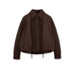 Loewe Wool jacket with checked pattern