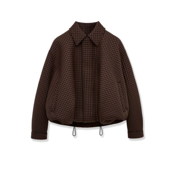 Loewe Wool jacket with checked pattern