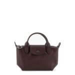 Longchamp Le Pliage Xtra XS Leather Shoulder Bag with Engraved Logo