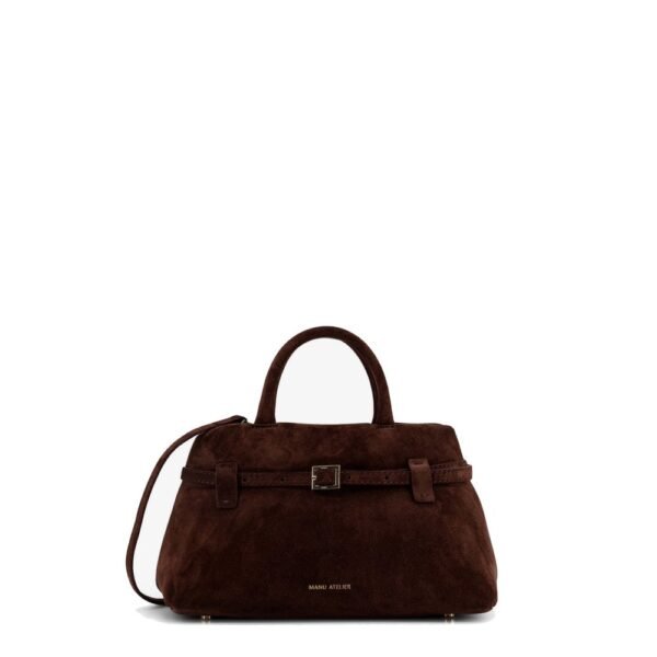MANU ATELIER Le Cambon 25 suede handbag
