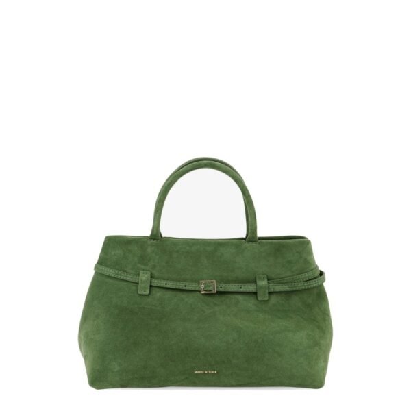 MANU ATELIER Le Cambon 35 suede handbag