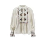 Marant Étoile Monique viscose blend shirt with embroidery
