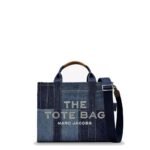 Marc Jacobs The denim Medium handbag with front logo print