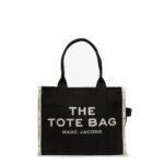 Marc Jacobs Traveler Tote canvas shopping bag with logo on the front