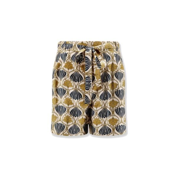 Max Mara Metello multicolor silk shorts