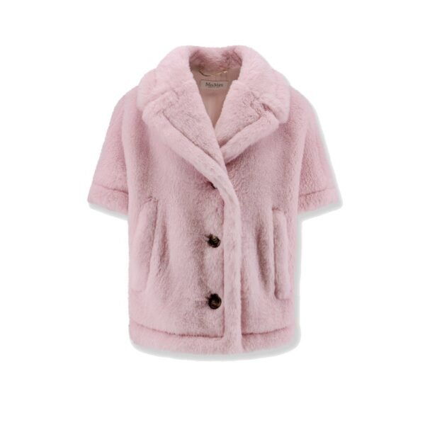 Max Mara Mxacorvino1 alpaca and virgin wool fur cape