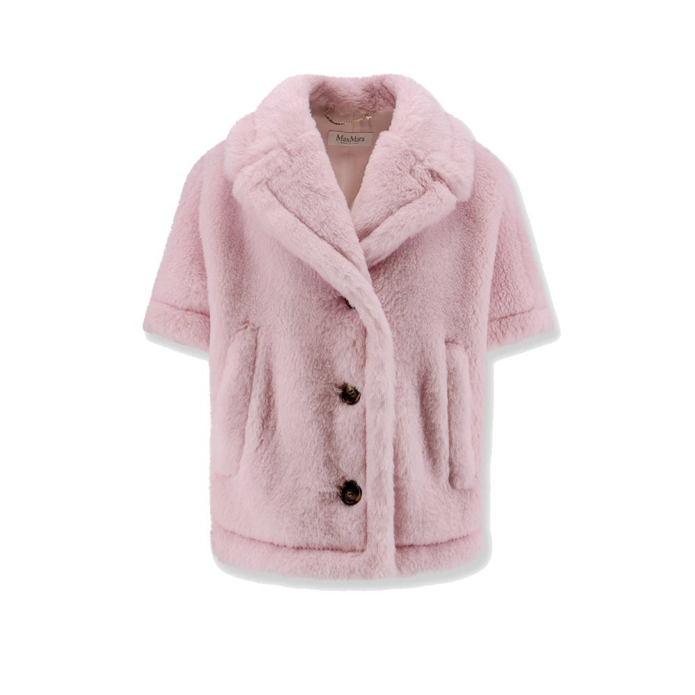 Max Mara Mxacorvino1 alpaca and virgin wool fur cape Max Mara Mxacorvino1 alpaca and virgin wool fur cape