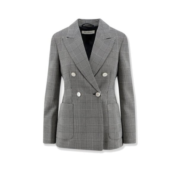 Max Mara Mxmaccordo double-breasted virgin wool blazer