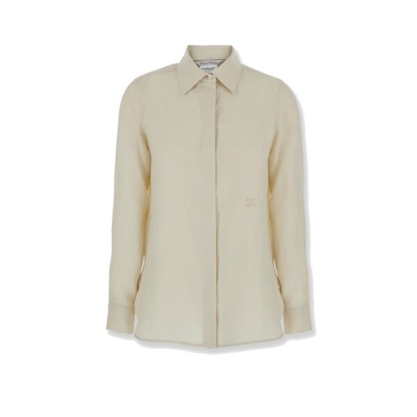 Max Mara Mxmfalasco "Vissuto" linen shirt