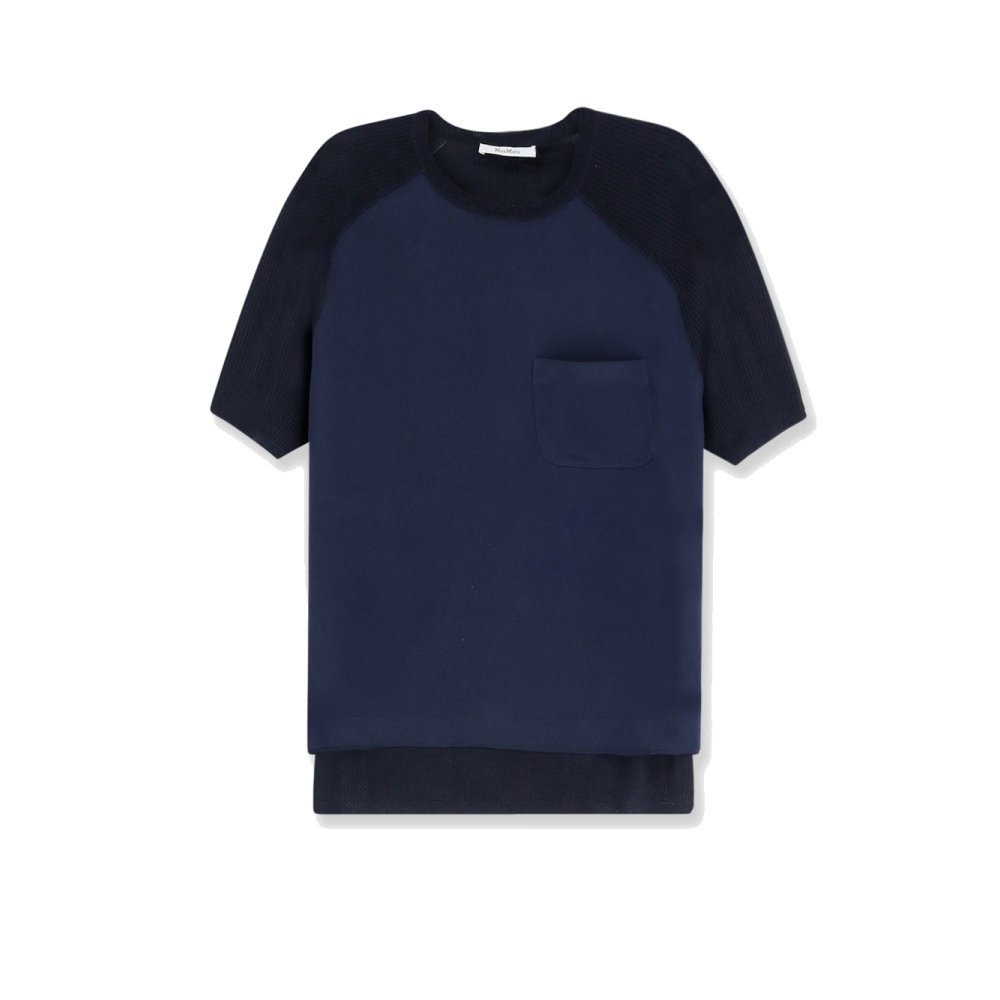 Max Mara Mxmgolfo silk and cashmere top Max Mara Mxmgolfo silk and cashmere top