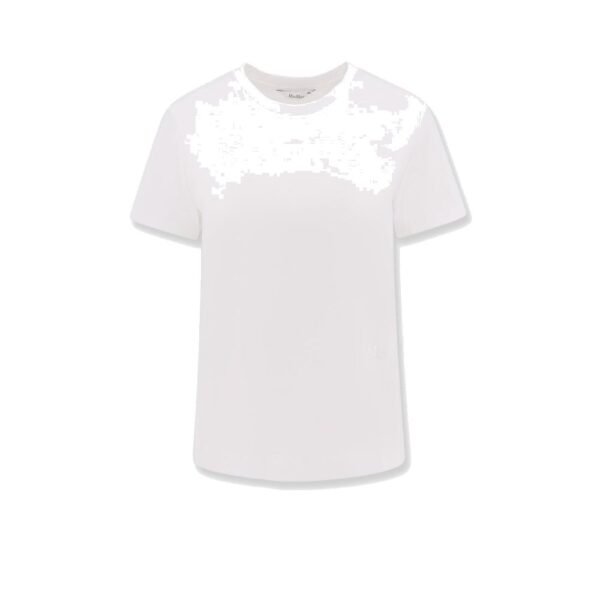 Max Mara Nerina cotton t-shirt with Max Mara embroidery