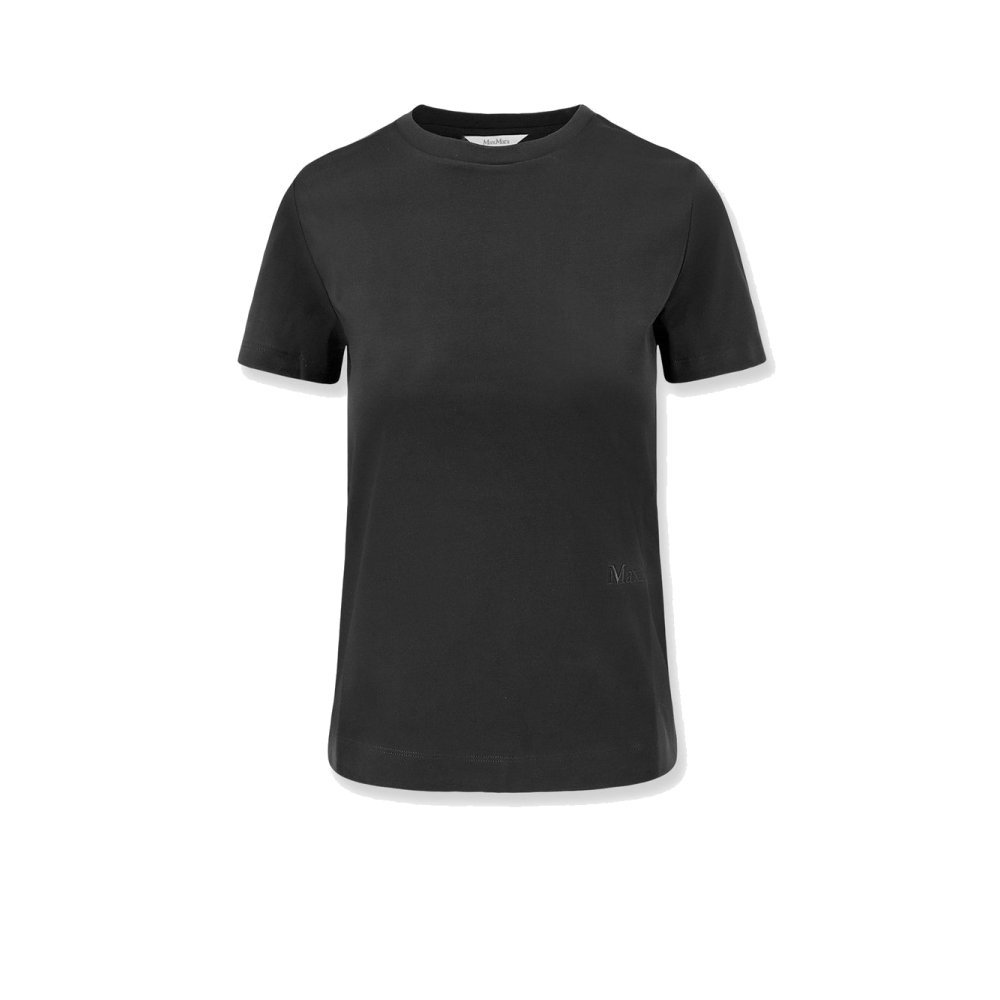 Max Mara Nerina cotton t-shirt with Max Mara embroidery Max Mara Nerina cotton t-shirt with Max Mara embroidery