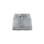 Miu Miu Blue denim skirt