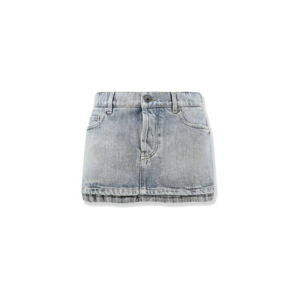 Miu Miu Blue denim skirt