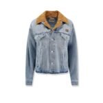 Miu Miu Denim Jacket with suede detail