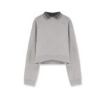 Miu Miu Mélange cotton sweatshirt