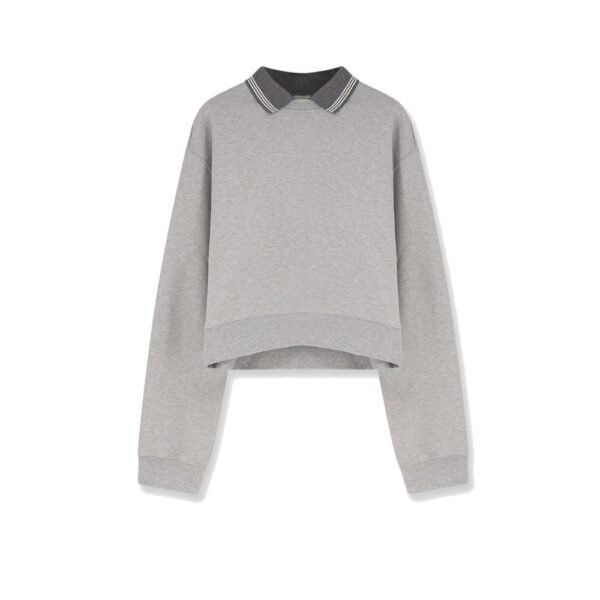 Miu Miu Mélange cotton sweatshirt