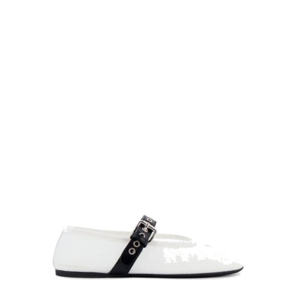 Miu Miu Mesh fabric ballerinas